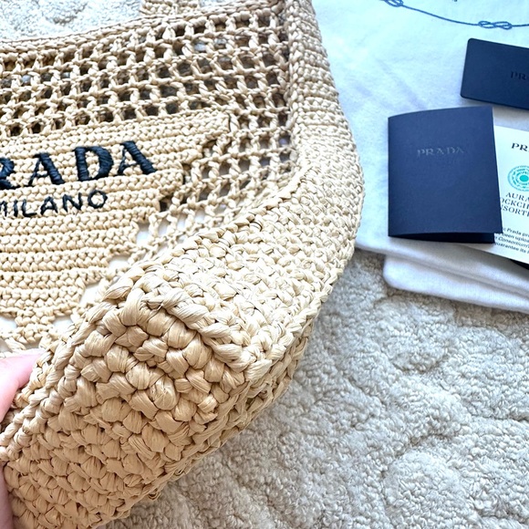 Prada crochet tote bag - Picture 5 of 11